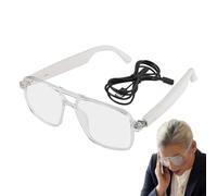 Germi intelligenti AI - Eyewear audio, occhiali tecnici leggeri per viaggiare | Dispositivo di visione intelligente wireless wireless, lenti AI con batteria lunga per la guida,