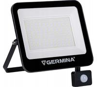 GERMINA DER ELECTRIKER Faretti a LED per esterni 100 W, 10000 lm, 6400 K, neutri, super luminosi, IP65, luce di inondazione, per terrazza, giardino, cortile, parco, garage, corridoio