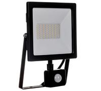 GERMINA DER ELECTRIKER - Faretti a LED per esterni, 100 W, con sensore di movimento, 10000 lm, 4000K per esterni, impermeabile, IP65, luce di inondazione, per terrazza, giardino