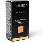 Germinal Fondotinta Lift Serum Foundation Medium Dark, 30ml | Con acido ialuronico; idrata, uniforma l'incarnato e dona effetto lifting e luminosità per oltre 12 ore