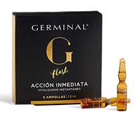 Germinal - Siero in Fiale per Viso Effetto Flash e Lifting Immediato, con le Proteine idrolizzate del Mais (Peptidi) ed Estratti di Ginseng - Azione Immediata - 5 Fiale x 1,5 ml