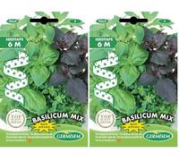 Germisem Basilicum Mix Basilico Trio Semi su Nastro da 6 m (Confezione da 2)