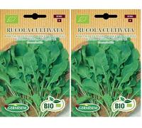 Germisem Biologico Rucola Cultivata Semi di Rucola 6 g (Confezione da 2)