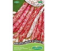 Germisem Borlloto Lingua di Fuoco 2 Semi di Fagiolo Rampicante 100 g