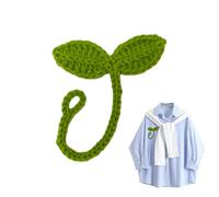 Germoglio Foglia All'uncinetto - All'uncinetto Germoglio | Decorazione Portatile Fatto A Mano Per Appassionati Di Libri A Casa Donne Scuola
