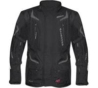 Germot Allround Giacca tessile da motocicletta impermeabile, nero, Taglia 29