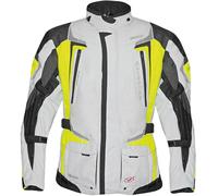 Germot Allround impermeabile Moto Tessile Giacca, nero-grigio-giallo, taglia XL per maschi