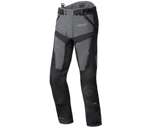Germot Amaruq Pantaloni tessili da moto impermeabili, nero-grigio, taglia 2XL per maschi