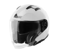 Germot GM 670 Casco Jet Con Visiera (Bianco) Taglia: M (57)