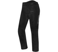 Germot Livorno impermeabile Pantaloni tessili moto per bambini, nero, taglia XS