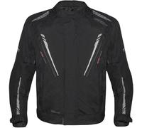 Germot Spencer Evo Big Size impermeabile Moto Tessile Giacca, nero-grigio, taglia 4XL per maschi