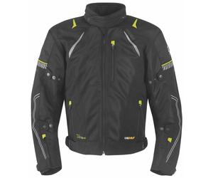 Germot X-Air Evo Pro Giacca donna moto tessile, nero-giallo, taglia 38 per donne