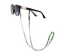GERNEO® - Amsterdam - Cinturino per occhiali in tessuto - Cinturino per maschere - Cavo extra lungo per occhiali per occhiali da sole e da lettura - Vari colori di cinturini per occhiali (jungle)