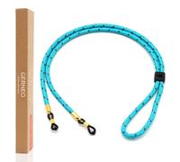 GERNEO® - L'originale - Firenze - Cinturino premium per occhiali da sole e da lettura con supporti in argento - vari colori - regolabile con cavo e incisione del logo, Taglia unica