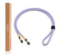 GERNEO® - L'originale - Firenze - Cinturino premium per occhiali da sole e da lettura Wonderland con supporti in oro - regolabile con cavo e incisione del logo