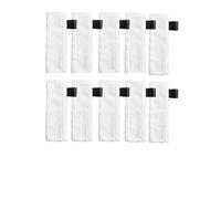 GeRnie Cuscinetti di ricambio for stracci di copertura in tessuto for lavapavimenti for pulitore a vapore for pezzi di ricambio for aspirapolvere(10pcs)