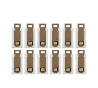 GeRnie For accessori for sacchetti for la polvere Pezzi di ricambio di ricambio for sacchetti sporchi for rifiuti usa e getta for aspirapolvere(12pcs)