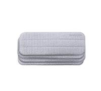 GeRnie For stracci in tessuto Mop a spruzzo d'acqua Mop for pulizia rotante a 360° con testa in legno Panno in fibra di carbonio(4pcs)