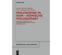 Gernot Michael Müll Philosophie in Rom - Römische Philosophi (Copertina rigida)