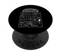 Geroglifici egizi Antico Egitto Alfabeti PopSockets PopGrip Adesivo