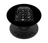 Geroglifici egizi Antico Egitto Alfabeti PopSockets PopGrip Adesivo
