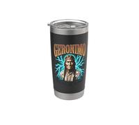 Geronimo Apache American Native Pride Bicchiere termico in acciaio inox doppia parete