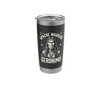 Geronimo Apache American Native Pride Bicchiere termico in acciaio inox doppia parete