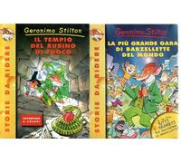 Geronimo Stilton La più grande gara di barzellette del mondo + Il tempio del rubino di fuoco