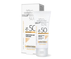 Gerovital Crema Viso Solare Colorata Dorata SPF 50 50 ml