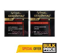 Gerovital H3 Crema Giorno e Notte Ristrutturante Antirughe Derm Premium Con...