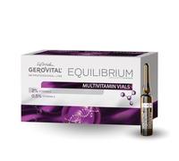 Gerovital H3 Equilibrium - Fiale Multivitaminiche Professionali | Booster Illuminante con Vitamina A+C+E e Acido Lipoico | Pelle Spenta, Matura 20x2 ml
