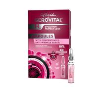 Gerovital H3 Evolution Perfect Look Fiale con 10% Acido Ialuronico 4D, Siero Viso Concentrato Antirughe con Effetto Ottico Immediato, Idratante e Rimpolpante, 10 Fiale x 2 ml