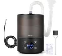 Gerrii Umidificatori per rettili con controllo dell'umidità, umidificatore intelligente per terrari e rettili Smart Touch, nebulizzatore regolabile con tubo flessibile per anfibi, erpetofauna