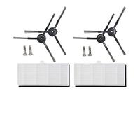 GeRRiT Adatto for sacchetti for la polvere S9 Colletion Cleaner Mop Spazzole laterali Set di accessori Parti for aspirapolvere robot S9 cantone di Durapur (Color : Beige)