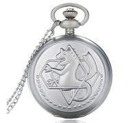 GeRRiT Collana con orologio da tasca Collana con orologio da tasca al quarzo vintage Moda Uomo Donna Orologi Orologio Anime Ragazzi Ragazze Bambini Regali