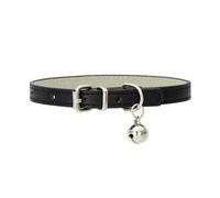 GerRit Collare for Cani in Pelle PU Animali Domestici Accessori for Cani Cuccioli Collari for Cani Carlino Collana for Cani di Piccola Taglia (Color : Black, Size : 1.5cm 37cm)