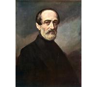 GerRit Famosi Dipinti Riproduzione Immagine su Tela Stampa Parete su Tela Giuseppe Mazzini by Tancredi Scarpelli per la Decorazione Della Parete