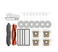 GeRRiT For 1S B101CN B116 X10 + Accessori L10s Ultra / S10 Pro Spazzola laterale principale Filtro Hepa Parti del sacchetto for la polvere del mop cantone di Durapur (Color : 25PCS)