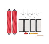 GeRRiT For Q7 Max,Q7 Max+,Q7 Plus,T8 Filtro Hepa Robot Aspirapolvere Pezzi di ricambio Spazzola laterale principale Sacchetto for la polvere cantone di Durapur (Color : 12pcs)
