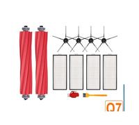 GeRRiT For Q7 Max,Q7 Max+,Q7 Plus,T8 Filtro Hepa Robot Aspirapolvere Pezzi di ricambio Spazzola laterale principale Sacchetto for la polvere cantone di Durapur (Color : 12pcs-01)