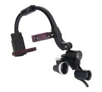 GeRRiT Lampada Frontale odontoiatrica da 5 W, Lampada Frontale a LED per ingrandimento 3,5X Occhialini binoculari Lampada Frontale chirurgica per Dentista Attrezzatura da Laboratorio,3.5X