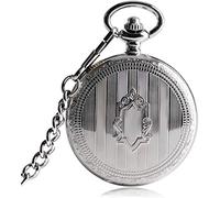 GeRRiT Orologio automatico da uomo Steampunk elegante orologio da tasca da uomo a carica automatica ora orologio scudo temporale orologio da tasca meccanico regalo di Natale regali per la famiglia