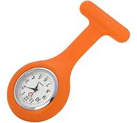 GeRRiT Orologio da tasca Orologi da tasca alla moda Orologio da infermiera in silicone Orologio da tasca a tunica con spilla Orologio minimalista