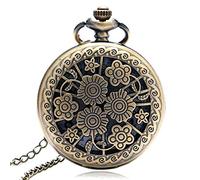 GeRRiT Orologio da taschino da uomo Orologio da taschino con pendente a collana retrò per donna, regalo per uomo e donna