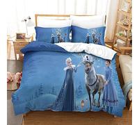 Gerrit Set Copripiumino Frozen Modello Ragazzi Ragazza Set Di Biancheria Da Letto Morbido E Traspirante Anallergico Microfibra Copripiumino Set Per Bambino E Adulti Singolo 135x200