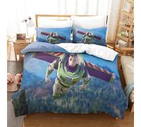 Gerrit Set Di Biancheria Da Letto Con Toy Story Modello Copripiumino Singolo 135x200 Con Lampo E Federa Da Morbido E Traspirante Microfibra Per Adulti E Bambino Ipoallergenico Set Copripiumino