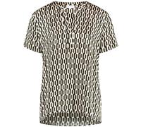 Gerry Weber 965052-31408-7112 Camicia da Donna, Camel/Black/Offwh. GRAF.Print, 46