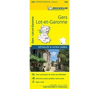 Gers, Lot-et-Garonne: carte routière et touristique: 336