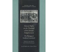 Gershom Carmich Natural Rights on the Threshold of the Scottish Enli (Tascabile)