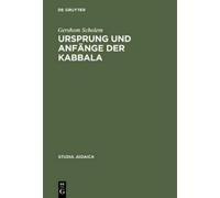 Gershom Scholem Ursprung Und Anfänge Der Kabbala (Copertina rigida)